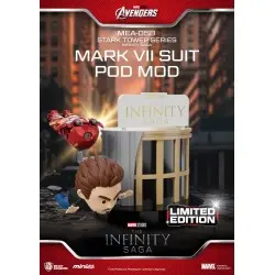 Marvel figurine Mini Egg Attack The Infinity Saga Stark Tower series Tony Stark & Mark VII suit pod mod 12 cm | 4711203459545