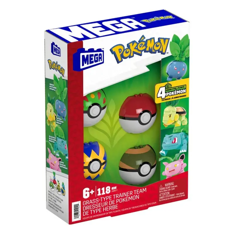 Pokémon jeu de construction MEGA 4 Pokemon Plante | 0194735219421