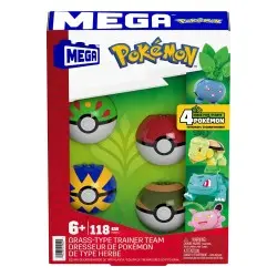 Pokémon jeu de construction MEGA 4 Pokemon Plante | 0194735219421