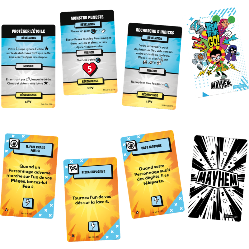 jeu : Teen Titans Go ! Mayhem
éditeur : CMON
version française