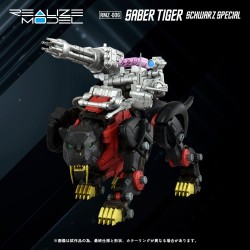 Zoids figurine 1/100 Plastic Model Kit RMZ-006 Saber Tiger Schwarz Special 19 cm    