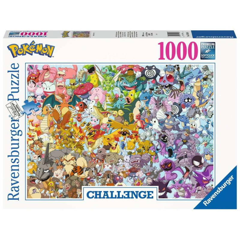 Pokémon - Puzzle 1000 p - Challenge Puzzle