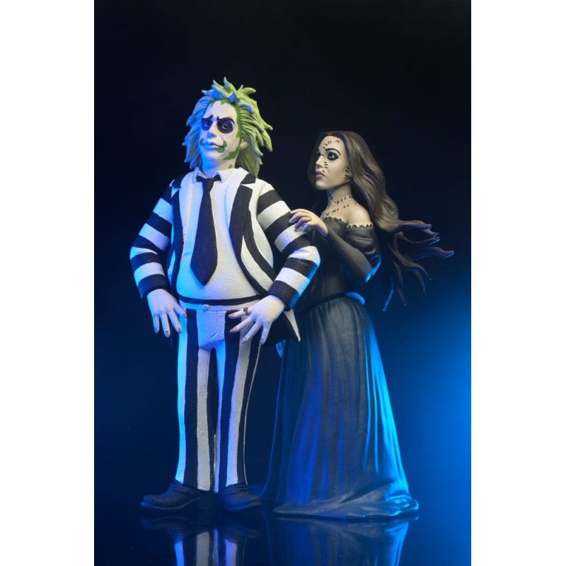 Beetlejuice Beetlejuice pack 2 figurines Toony Terrors Beetlejuice & Delores 15 cm