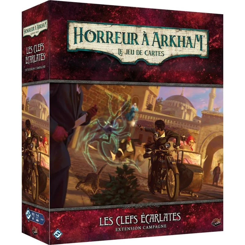 jeu : Horreur à Arkham JCE : Les Clefs Écarlates (Campagne) éditeur : Fantasy Flight Games version française