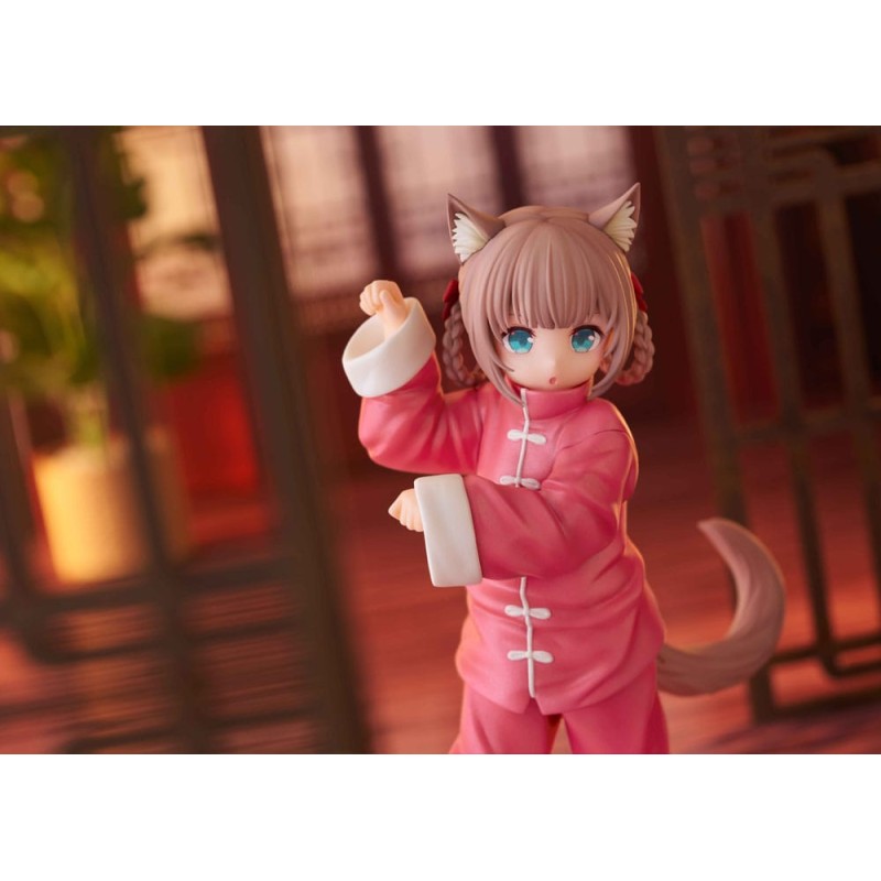 My Cat Is a Kawaii Girl statuette Palette Dress-Up Collection Kinako Nyang fu Ver. 15 cm