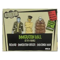 Beetlejuice Beetlejuice pack 3 figurines Immigration Hall 1 10 cm | 0634482606186