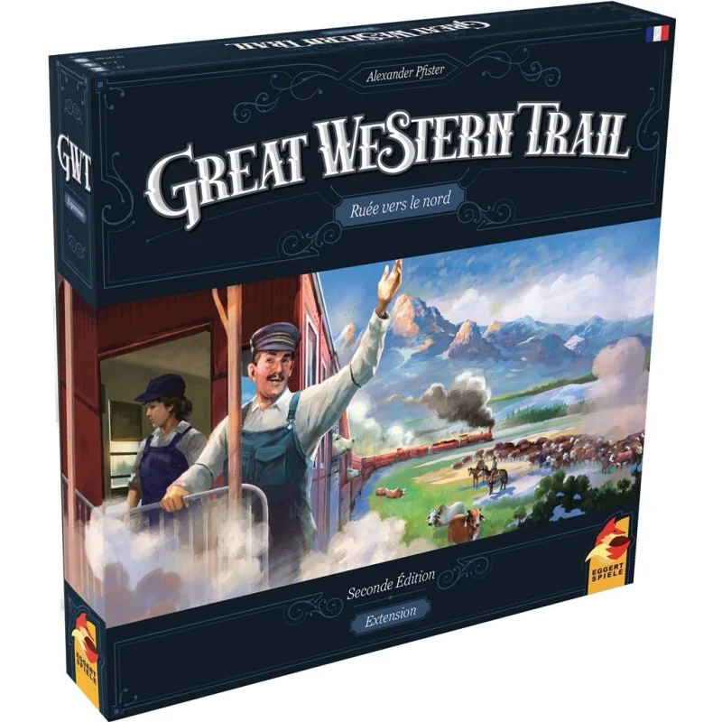 Spel: Great Western Trail 2.0 - Ext. Northern Rush
Uitgever: Plan B Games
Engelse versie
