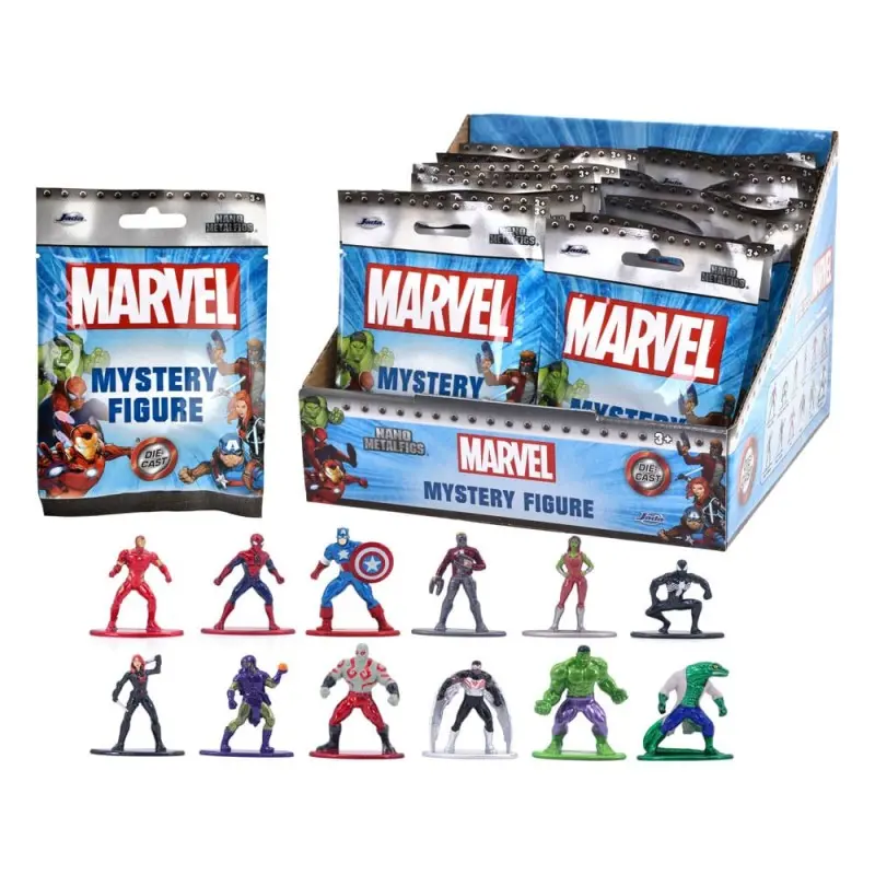 Marvel assortiment figurines Diecast Nano Metalfigs 4 cm Wave 1 (24) | 4006333086625