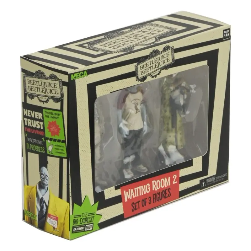 Beetlejuice Beetlejuice pack 3 figurines Waiting Room 2 10 cm | 0634482606193