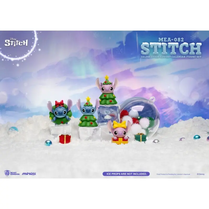 Lilo & Stitch calendrier de l'avent Mini Egg Attack Stitch celebration Figure Set (Cookie) 10 cm | 4711385249606