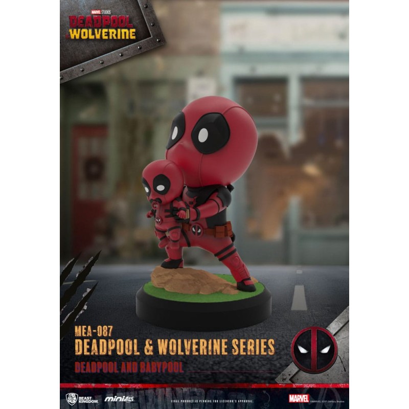 Deadpool 3 figurines Deadpool & Wolverine Series Mini Egg Attack Set 8 cm  