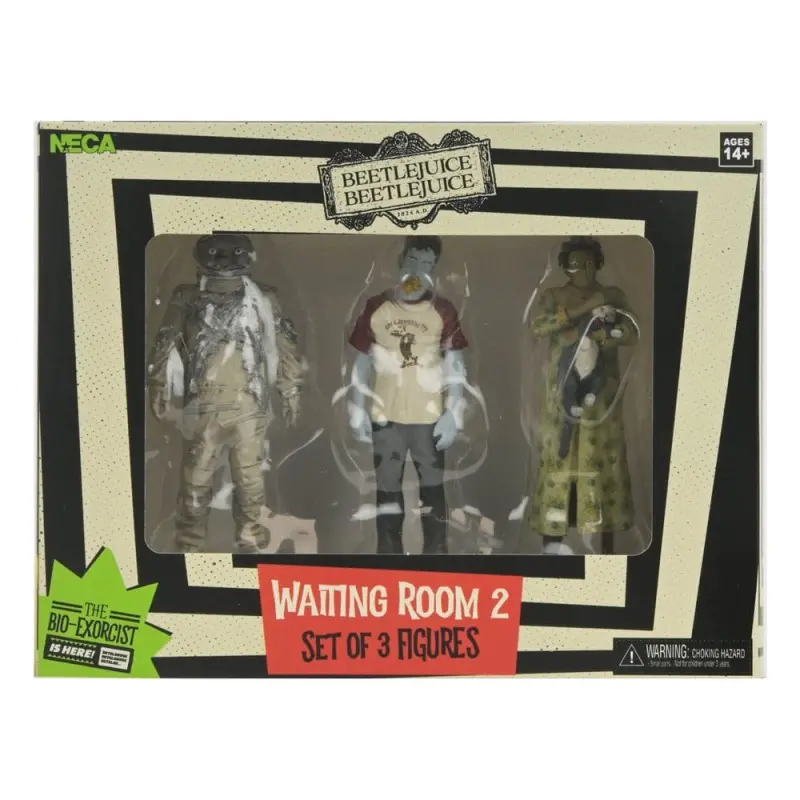 Beetlejuice Beetlejuice pack 3 figurines Waiting Room 2 10 cm | 0634482606193