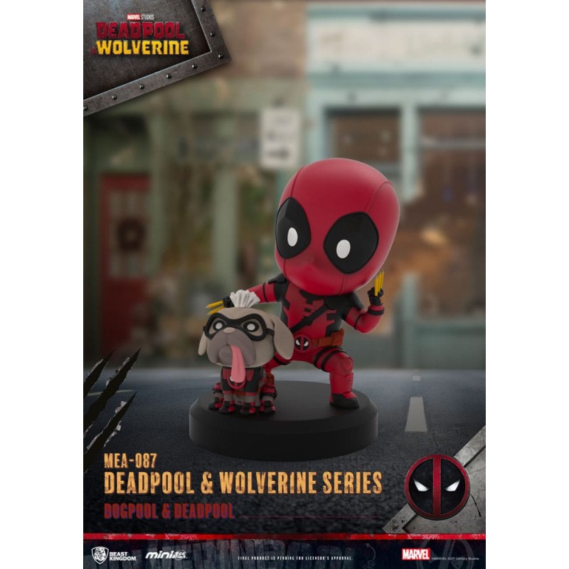 Deadpool 3 figurines Deadpool & Wolverine Series Mini Egg Attack Set 8 cm  