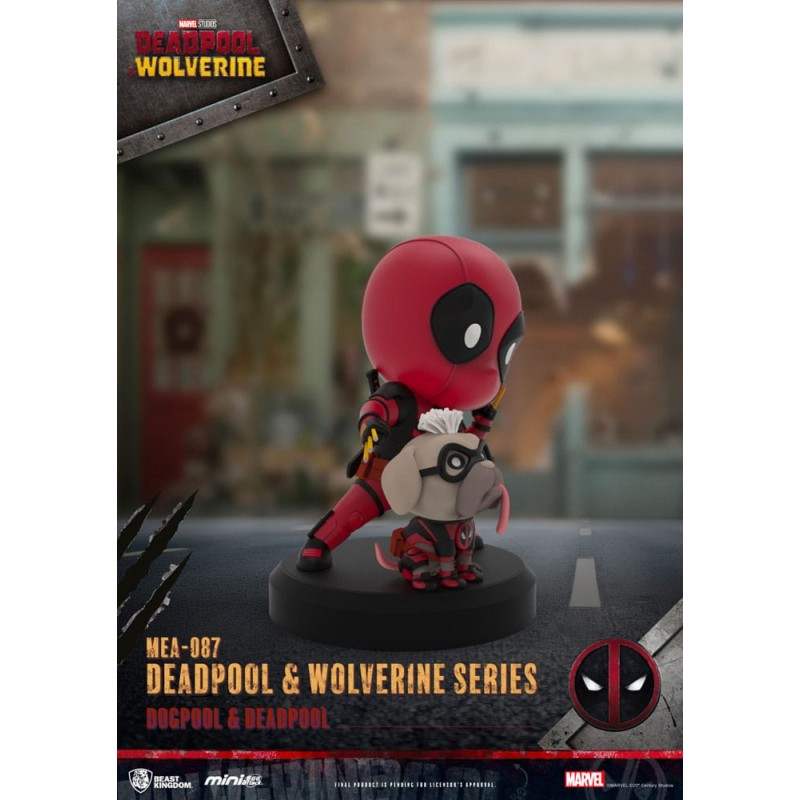 Deadpool 3 figurines Deadpool & Wolverine Series Mini Egg Attack Set 8 cm  