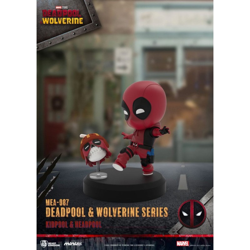 Deadpool 3 figurines Deadpool & Wolverine Series Mini Egg Attack Set 8 cm  