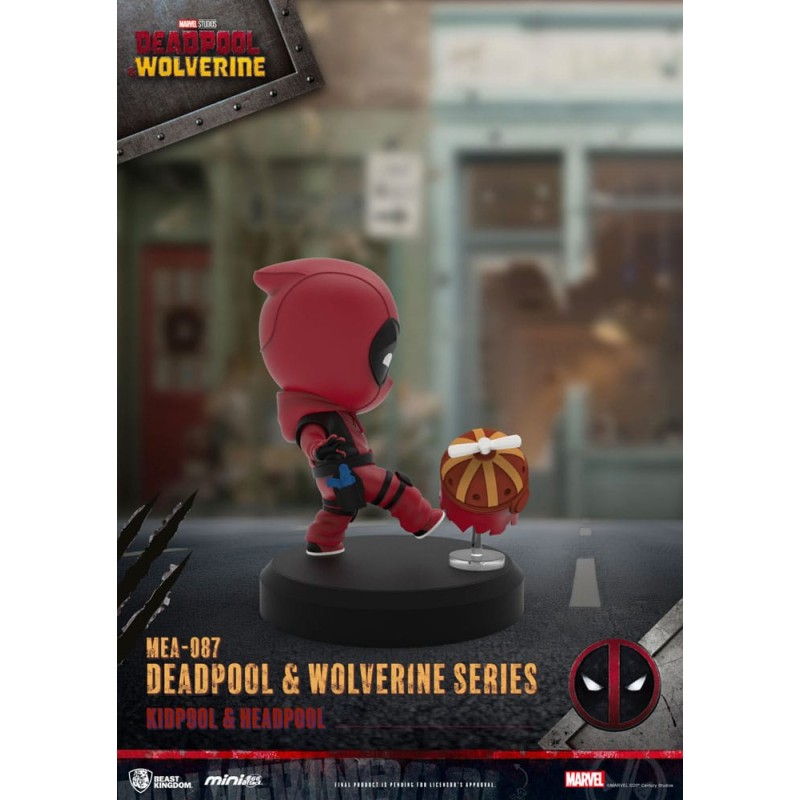 Deadpool 3 figurines Deadpool & Wolverine Series Mini Egg Attack Set 8 cm  
