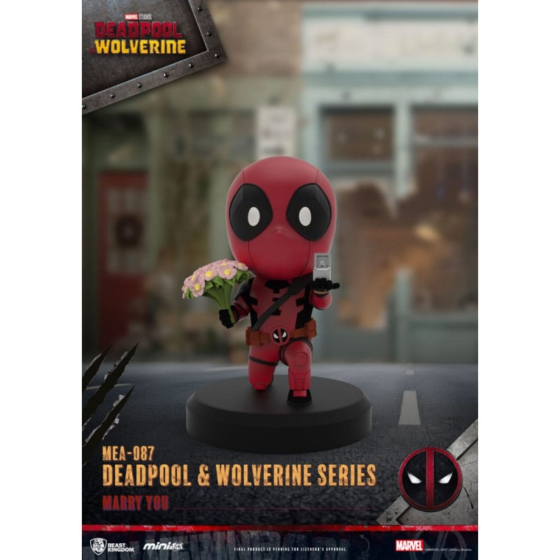 Deadpool 3 figurines Deadpool & Wolverine Series Mini Egg Attack Set 8 cm  