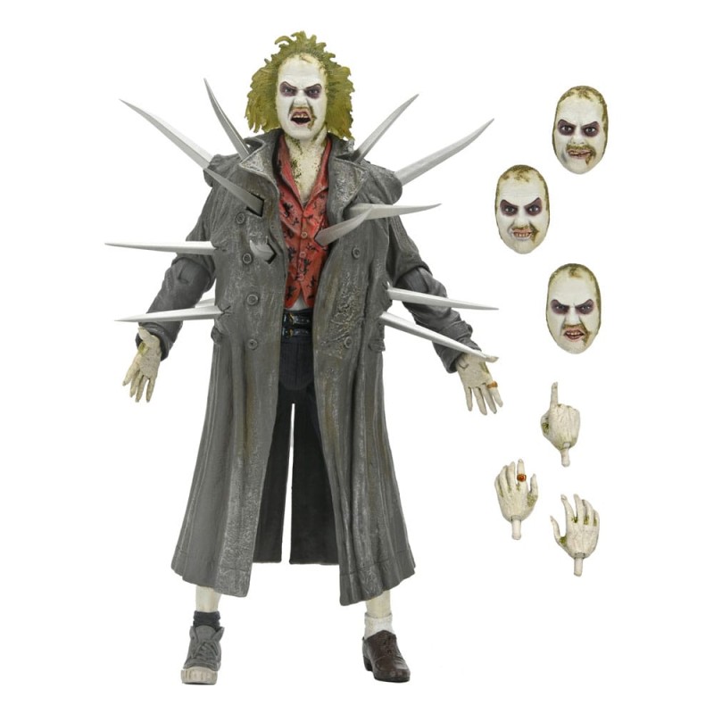 Beetlejuice (1988) diorama Trenchcoat with Spikes Inferno Room Deluxe Set 