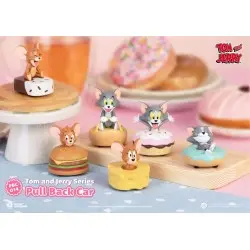 Tom & Jerry Pull Back Car Series pack 6 voitures à friction Blind Box  | 4711385243284