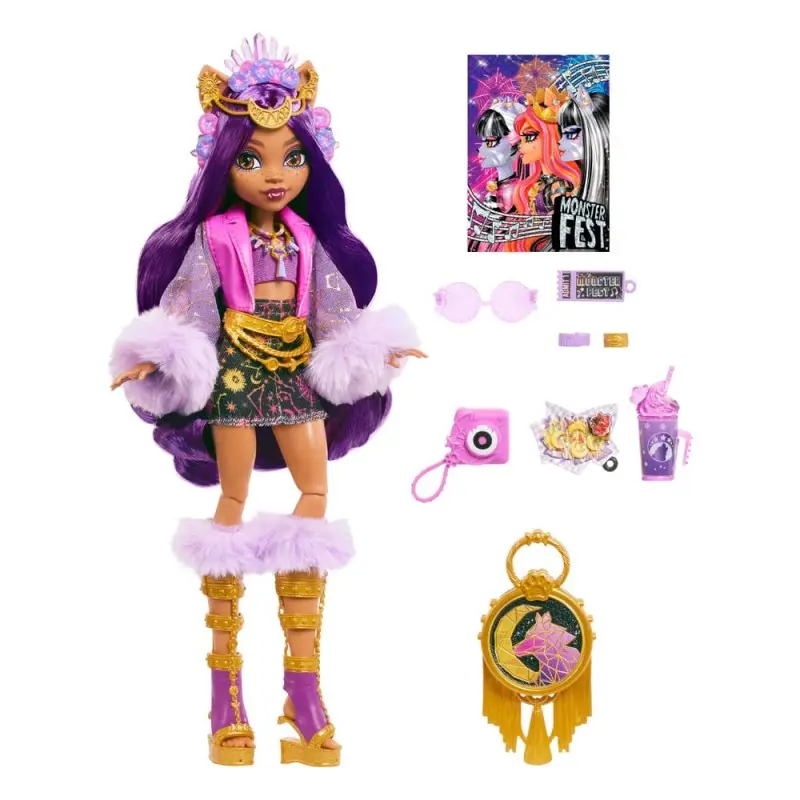 Monster High poupée Clawdeen Wolf Monster Fest 25 cm | 0194735230686