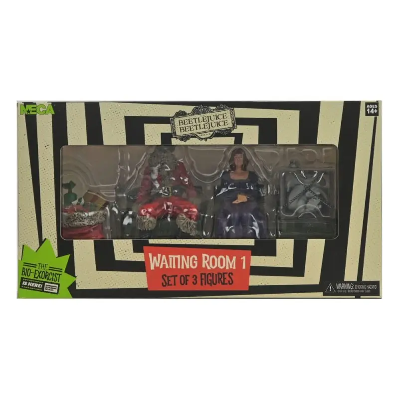 Beetlejuice Beetlejuice pack 3 figurines Waiting Room 1 10 cm | 0634482606292