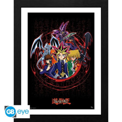 licence : Yu-Gi-Oh! produit : Poster encadré "Joey Yugi Kaiba" marque : GB Eye