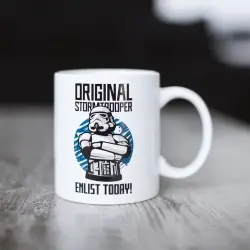 Original Stormtrooper mug Enlist Today White | 5060820074334