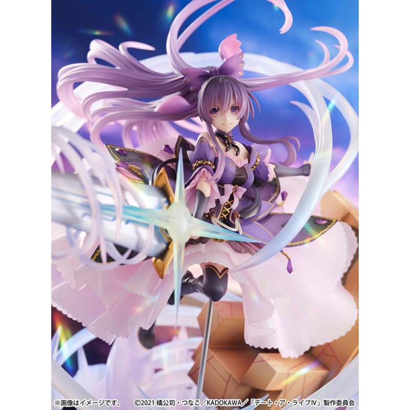 Date A Live IV statuette PVC SHIBUYA SCRAMBLE FIGURE 1/6 Tohka Yatogami Princess Amethyst Dress Ver. 32 cm