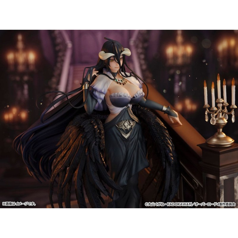 Overlord statuette PVC SHIBUYA SCRAMBLE FIGURE 1/7 Albedo Jet Black Dress Ver. 28 cm