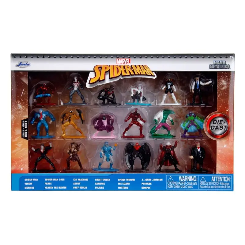 Marvel pack 18 figurines Diecast Nano Metalfigs Wave 9 4 cm  | 4006333084362