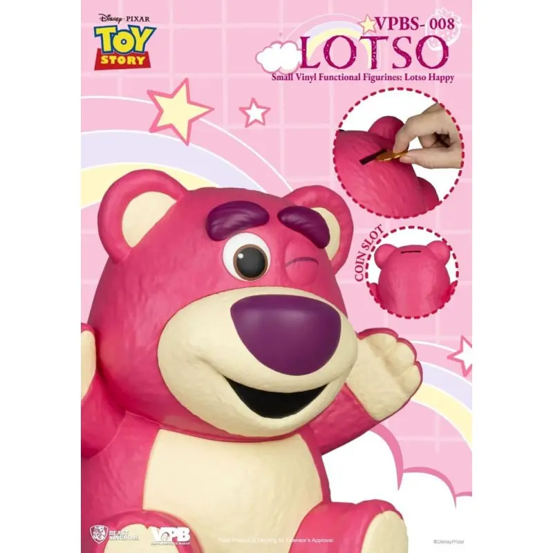 Toy Story Piggy Bank tirelire Lotso Happy Vers.25 cm | 4711385252026