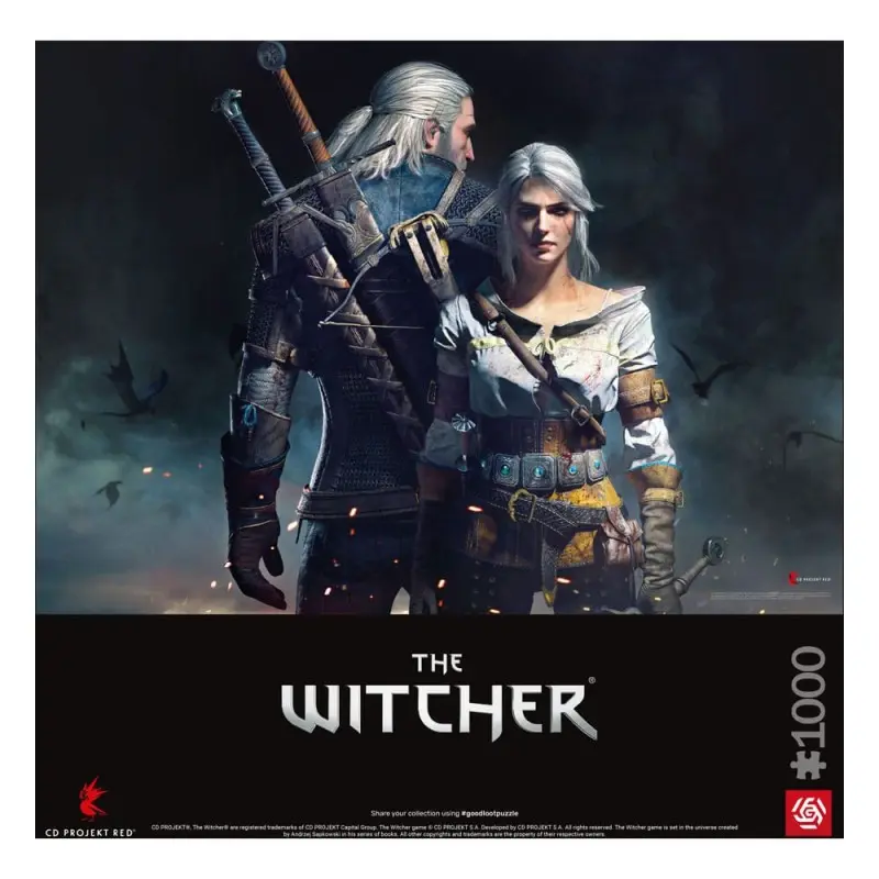 The Witcher puzzle Gaming Geralt & Ciri (1000 pièces) | 5908305236023