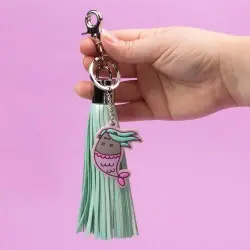 Pusheen Câble de chargement USB 3in1 avec porte-clés Tassel | 5060491776742