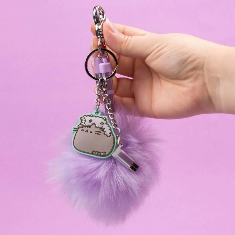 Pusheen Câble de chargement USB 3in1 avec porte-clés Pom Pom | 5060491776759