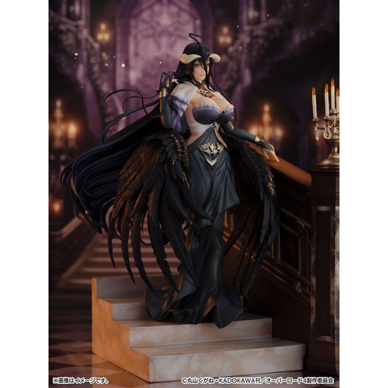 Overlord statuette PVC SHIBUYA SCRAMBLE FIGURE 1/7 Albedo Jet Black Dress Ver. 28 cm