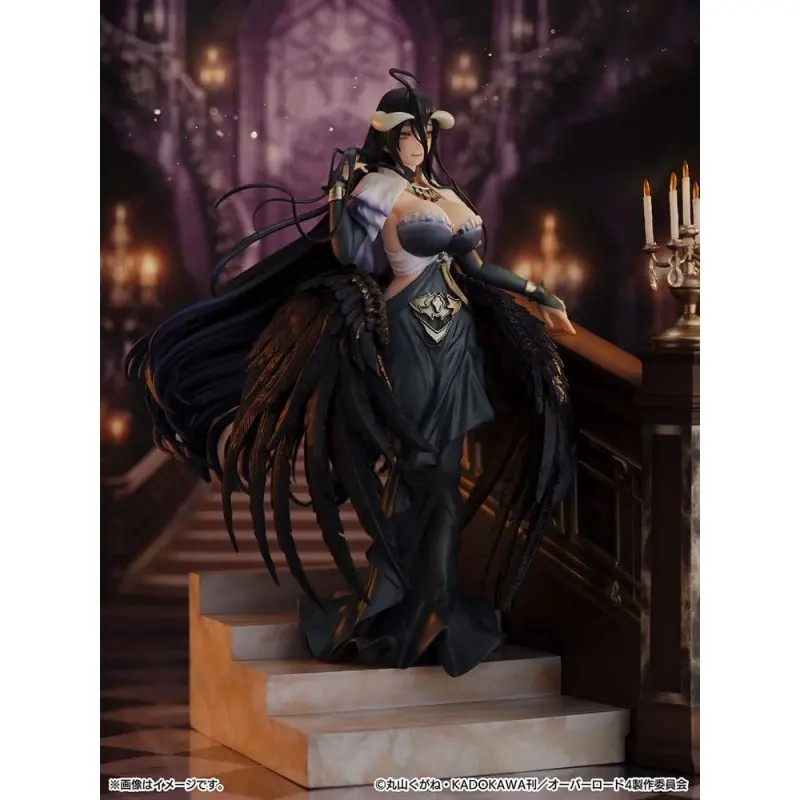 Overlord statuette PVC SHIBUYA SCRAMBLE FIGURE 1/7 Albedo Jet Black Dress Ver. 28 cm | 4580769941869