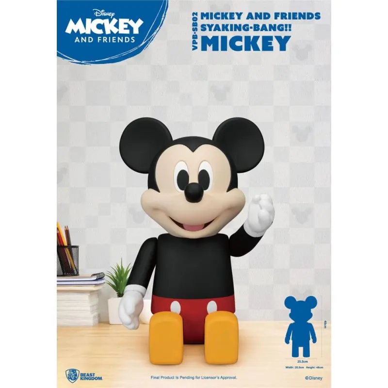 Disney Syaking Bang tirelire de vinyle Mickey and Friends Mickey 48 cm | 4711385242355