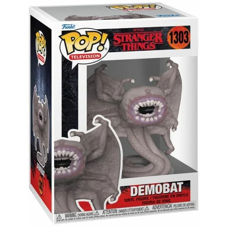licence : Stranger Things Produit : figurine Funko POP! TV vinyl Demo-bat 9 cm marque : Funko licence : Stranger Things Produit : figurine Funko POP! TV vinyl Demo-bat 9 cm marque : Funko