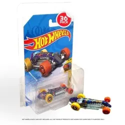 Hot Wheels pack 36 protection pour blisters (Long Card Mainline) | 3701492100038