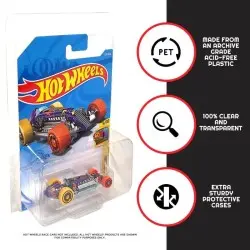 Hot Wheels pack 36 protection pour blisters (Long Card Mainline) | 3701492100038