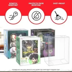 Pack 10 boîtes de protection en PET pour figurines Nendoroid  | 3701492102261