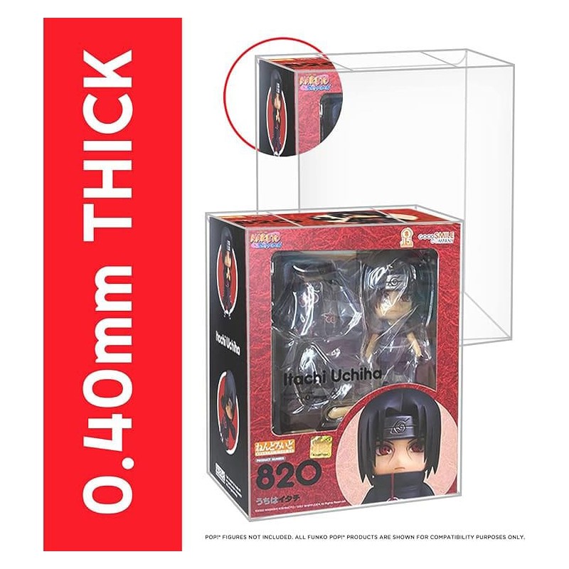 Pack 10 boîtes de protection en PET pour figurines Nendoroid 