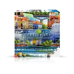 Tytus Brzozowski puzzle Imagination Warsaw Bridges (1000 pièces) | 5908305239666