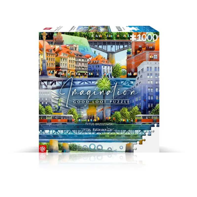 Tytus Brzozowski puzzle Imagination Warsaw Bridges (1000 pièces) | 5908305239666