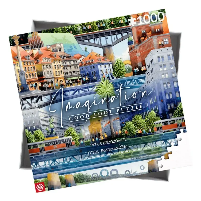 Tytus Brzozowski puzzle Imagination Warsaw Bridges (1000 pièces) | 5908305239666