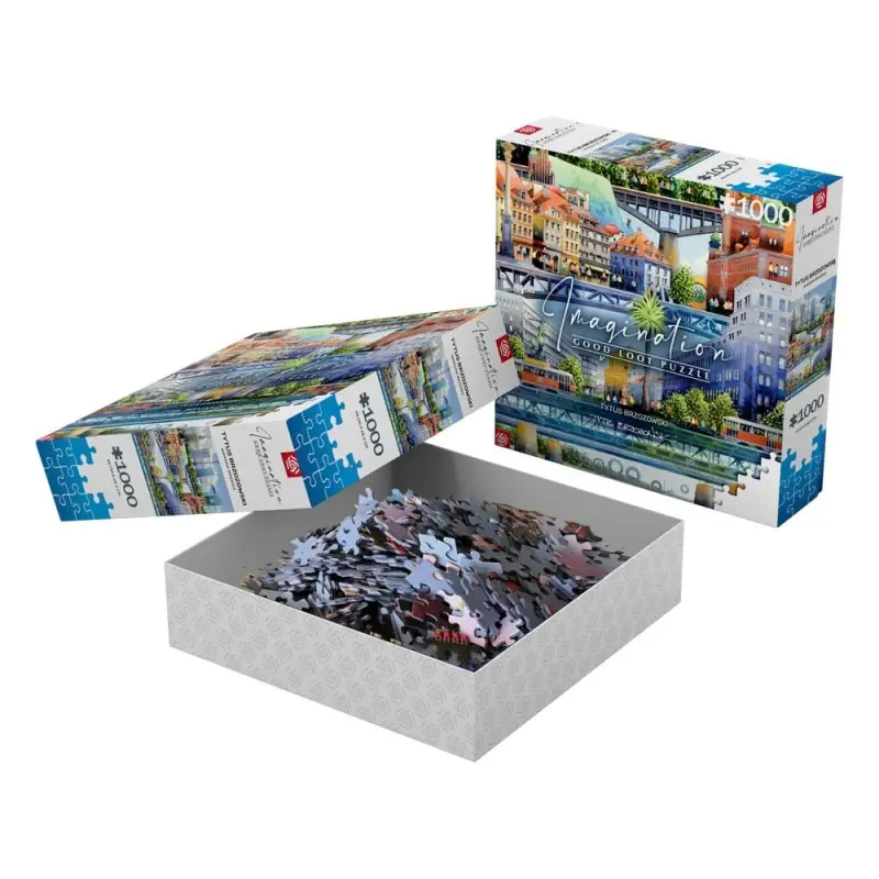 Tytus Brzozowski puzzle Imagination Warsaw Bridges (1000 pièces) | 5908305239666