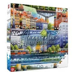 Tytus Brzozowski puzzle Imagination Warsaw Bridges (1000 pièces) | 5908305239666