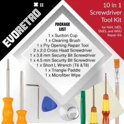 Kit 14 outils de réparation pour jeux vidéo | 3760265293513