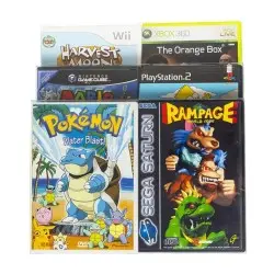 Pack 25 boîtes de protection en PET pour jeux Gamecube/XBOX360/WII/PS2/DVD | 3760265291533