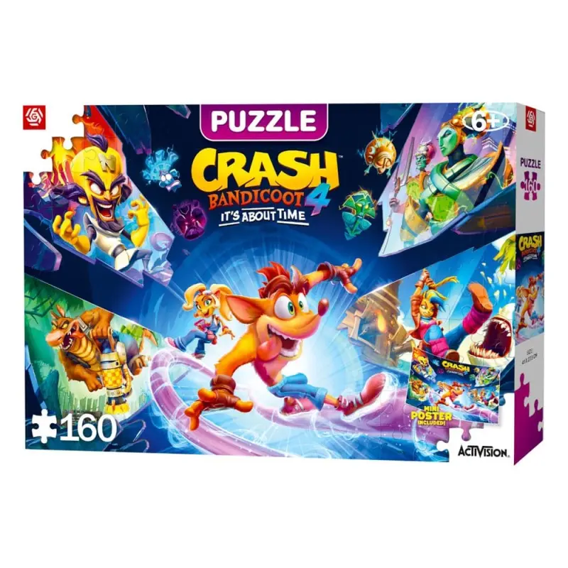 Crash Bandicoot 4 puzzle Kids It's About Time (160 pièces) | 5908305240365